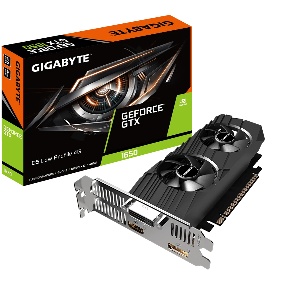 Gigabyte GeForce® GTX 1650 D5 Low Profile 4G